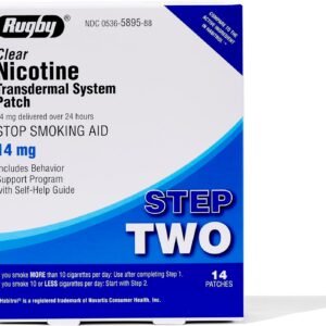 Rugby Clear Nicotine Patches 14 Count