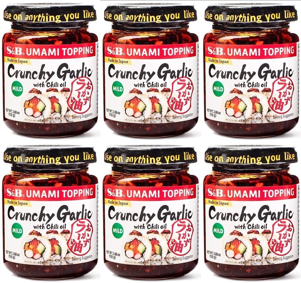 S&B Chili Oil Pack 6