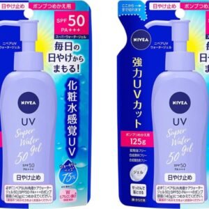 Japanese Sunscreen SPF 50 PA Super Water Gel 4.22 fl oz Refill Pack of 2