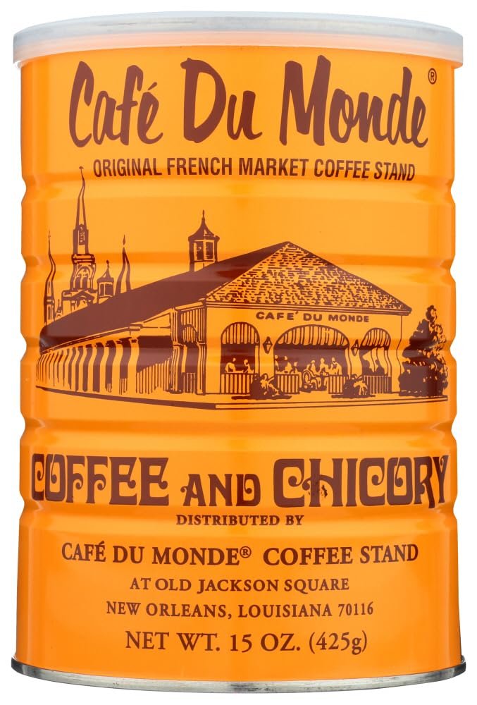 Coffee Du Monde Ground Coffee – 15 oz Cans (Pack of 6)