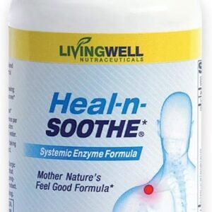 HEAL-N-SOOTHE Proteolytic Enzymes - Natural Joint Support Supplement - Unique Blend of Bromelain, Papain, Boswellia, and Turmeric - 90 Count