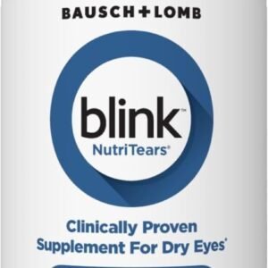 BLINK NutriTears Clinically Proven Supplement for Dry Eyes, 50 Softgels, Eye Care Supplement to Hydrate Eyes from Within for Long Lasting Relief You Can Feel