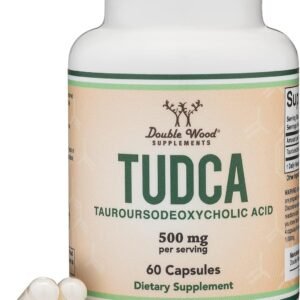 TUDCA Bile Salts Liver Support Supplement, 500mg – Liver & Gallbladder Cleanse, 60 Capsules (250mg each)