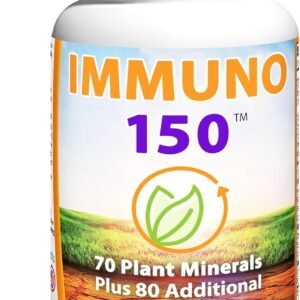 Immuno 150, Immune Support Supplement, Packed with 70 Plant Minerals, 13 Essential Vitamins and 68 Additional Nutrients-150 Vegetable Capsules- Immune Boost for All Age Groups