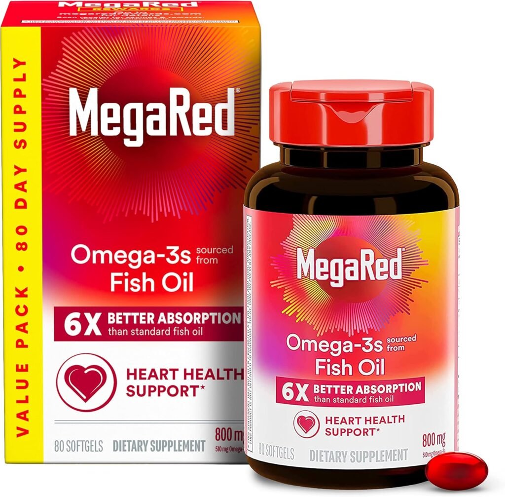 MegaRed Advanced 6X Absorption Softgels